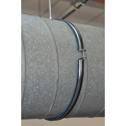 collier isolé de suspension pour gaine en acier galvanisé de ventilation