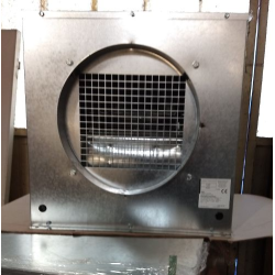 Moteur dans caisson pour les hottes de cuisine professionnelle, prêt à brancher sur les gaines.