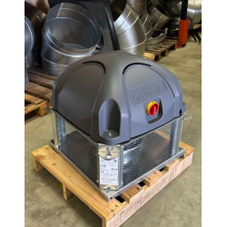 Tourelle de désenfumage F400/120 motorisation de toiture pour les snacks, restaurants et cuisines collectives.
