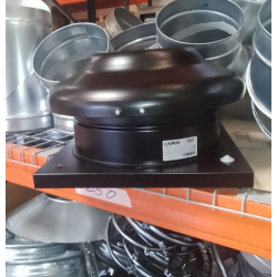 Petite tourelle de toit pour l'extraction d'air et de fumée des cuisines CHR.