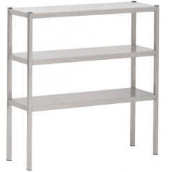 Etagère inox pour professionnels 3 niveaux à poser sur table
matériel pro occasion déstockage étagère sur table 3niveaux