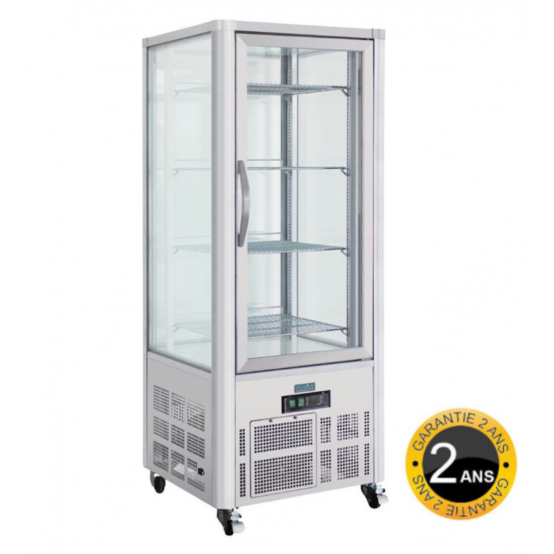 Vitrine à gâteaux pâtisserie pro vitrée  400L
matériel pro occasion déstockage vitrine panoramique