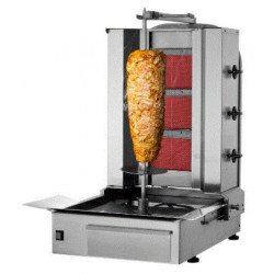 machine à kebab gaz pour restauration rapide