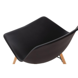 fauteuil moderne pro style épuré pieds en bois scandinave