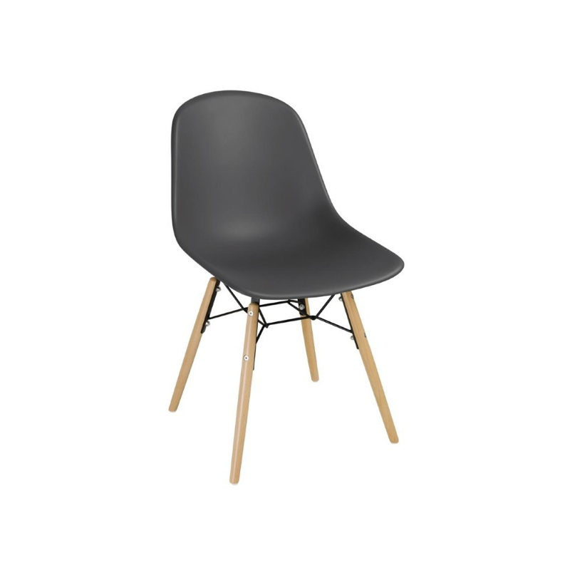 chaise scandinave professionnelle grise pour restaurateur hôtellerie salle d'attente accueil client ou particulier