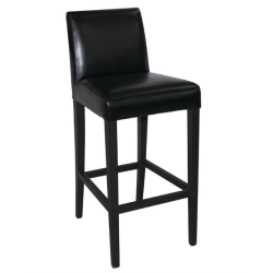 chaise de bar en cuir pour mange debout ou table haute pro