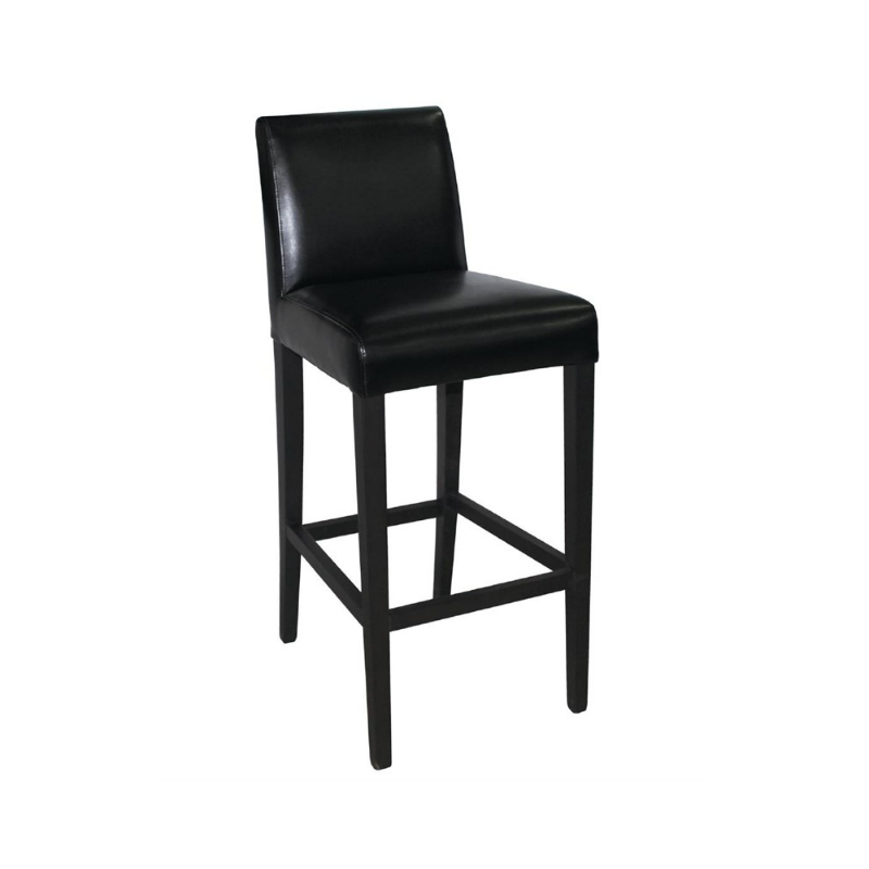 chaise de bar en cuir pour mange debout ou table haute pro