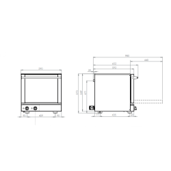 Four pro cuisson convection format 2/3 cuisson air pulsé four à chaleur ventilé four occasion