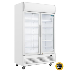 Armoire réfrigéré 950L double portes vitrées coulissantes
matériel pro occasion déstockage armoire réfrigéré
