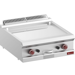 Plancha lisse chrome Electrique 700 à poser grande cuisine pro
matériel pro occasion déstockage plancha lisse chrome